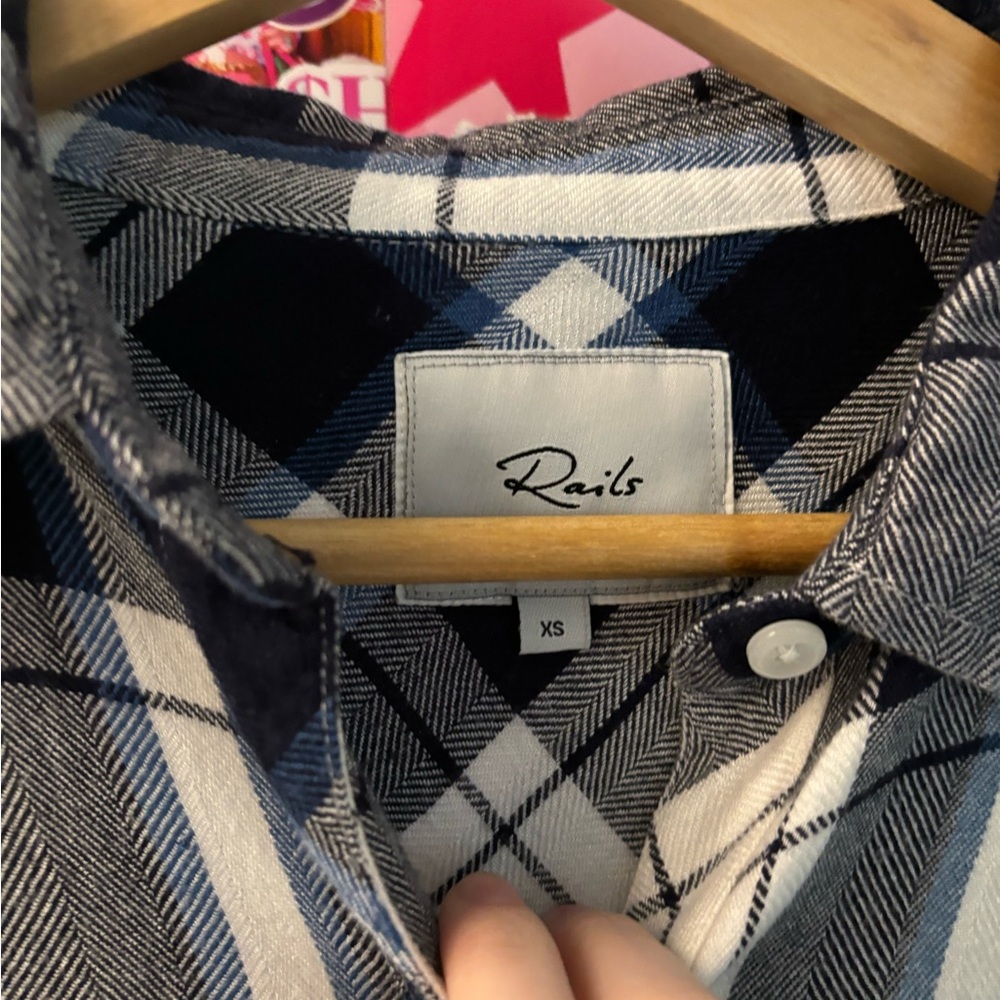 Nwot Rails Plaid Button Down - image 3
